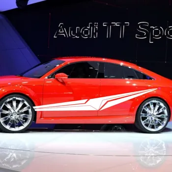 

Car Racing Sport Stripes 84'' Door Decal for A5 Vinyl Motor Side stickers ZC1459