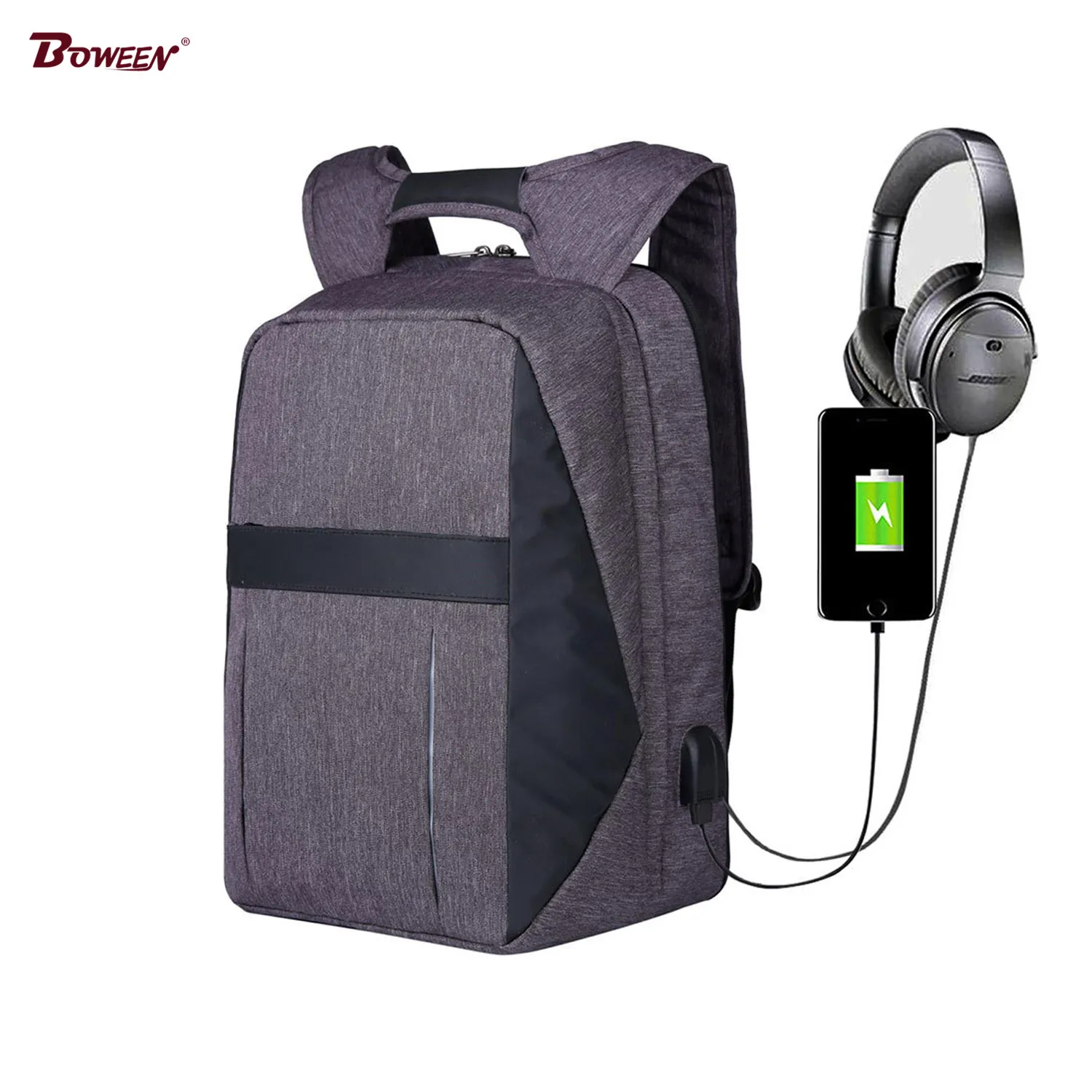 

Removable USB backpack men laptop 17 inch black large computer male back pack Oxford big schoolbags travel bags bagpack Mochila