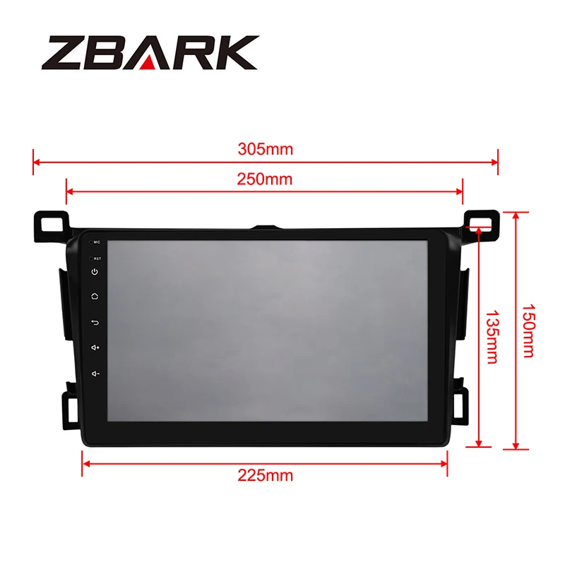 Perfect 9 inch 2 din Android 8.1 Car multimedia radio stereo player GPS Navigation For Toyota RAV4 2013 2014 2015 2016 2017    YHTK9073 4