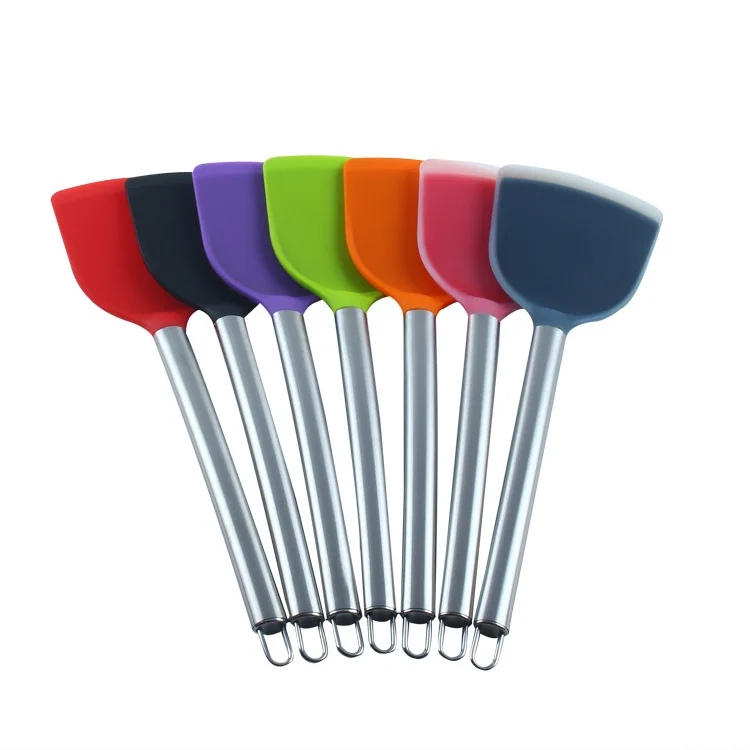 1PCS Kitchen Tools Silicone Spatula Nonstick Silicone Cooking Spatula Smokeless Silicone Spatula
