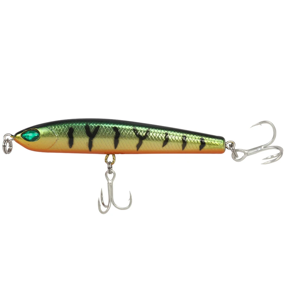  1Pcs 8cm 9g Laser Fishing Lure Lifelike Sinking Hard Swim Bait 3D Eyes Pencil Swimbait