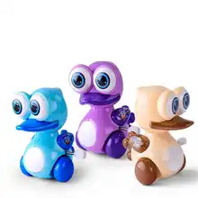Lovely Clockwork Toy Ducks Children Cute Animal Ducks Wind Up Toys for Baby Kids Random Color