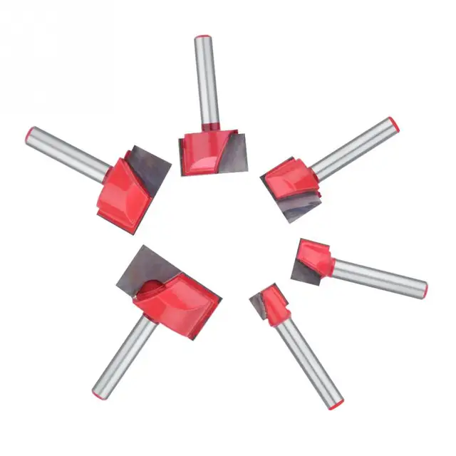 T-slot Slotting Router Bit with Alloy Blade Carbon Steel Handle Milling Cutter End Mill Engraving fresa para madeira