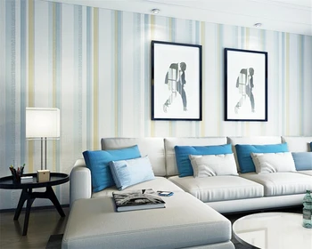 

Beibehang Modern 3D Striped Wallpaper Bedroom Living Room Sofa TV Background Wallpaper Roll papel pintado pared 3d wallpaper