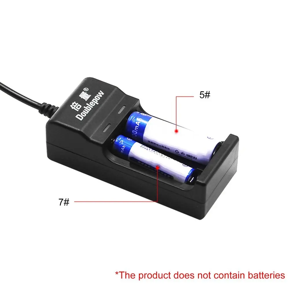 Doulepow универсальное 2 слота Интеллектуальное Быстрое Зарядное устройство USB AA AAA зарядное устройство с Светодиодный индикатор