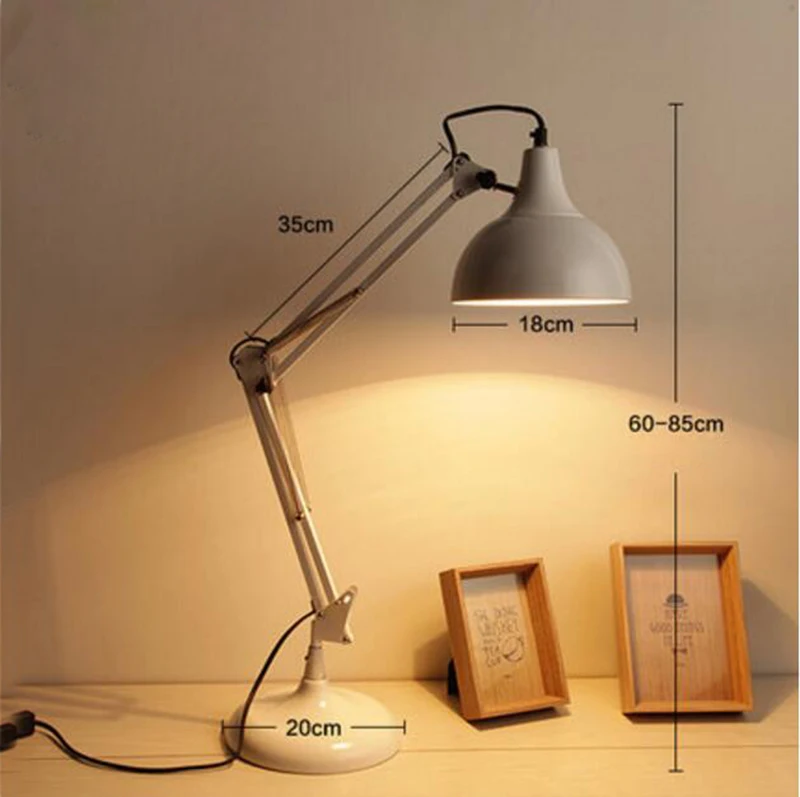 hinged desk lamp