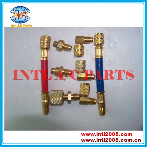 

Air Tool Accessory Set Quick Connect Couplers Fittings three-color freon pipe