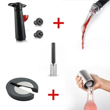 5 шт./компл. для вина открывалка для бутылок, Фольга резак, аэратор для Вина Вино Хранитель и Сталь открывалка для бутылок лучший подарок для любимой, гипоаллергенно