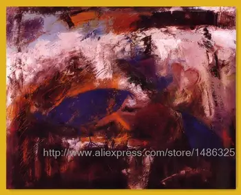 

Color Hand Painted Abstract Art Decor Oil Painting Canvas Beautiful Lake Homes Canvas Picture Restaurant Decoration Beautiful