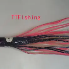 11,5 '(28 см) розовый и фиолетовый двойной слой мягкого блесна для рыбной ловли тунца/марлина Наслаждайтесь розничным удобством по оптовой цене