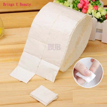 

500Pcs/Roll Nail Polish Remover Cleaner Wipes Pads Paper Polish Tips Cotton Nail Soak Off Gel Wraps Salon Manicure Nail Art Tool