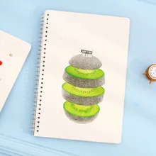 1 шт. bznvn канцелярские принадлежности фрукты катушки это(мультфильм) B5 блокнот для детей