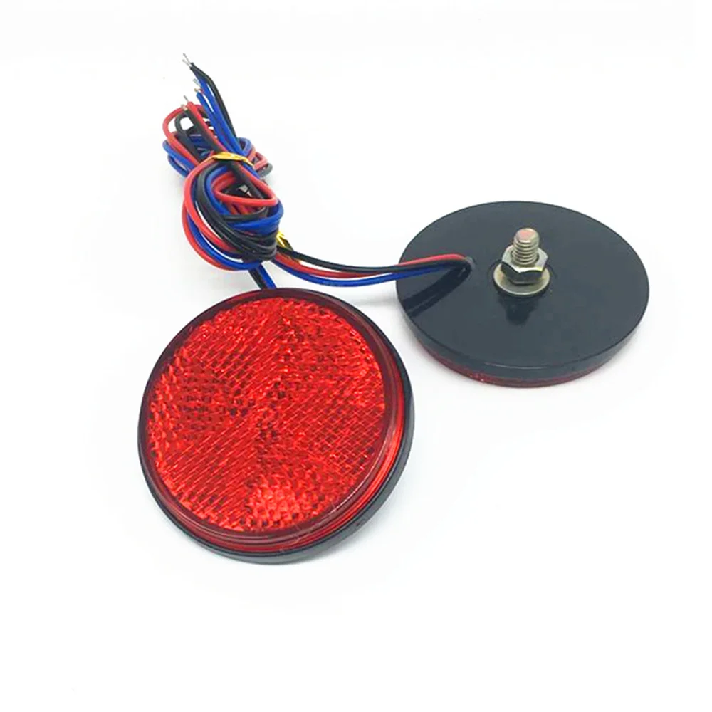 DJSona Motorcycle Round Tail Lights Turn Singal Light Turn Signals Tail