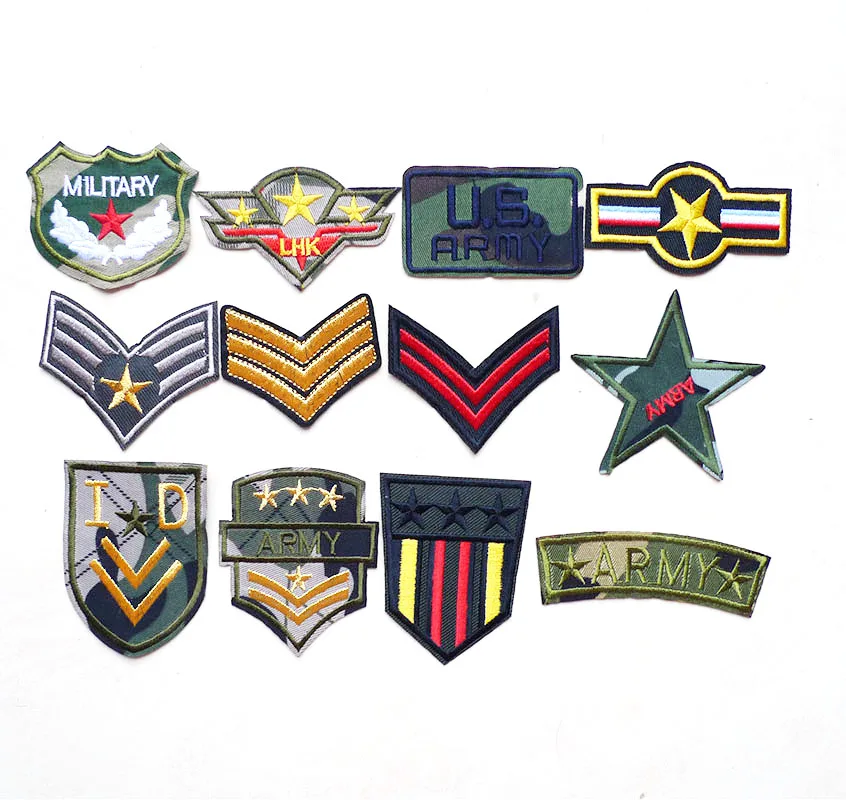 

U.S.ARMY EMBLEM Embroidered Patch for Clothing Iron on Sew Applique Cute Patches Fabric Clothes Shoes Bags DIY Decoration Badges