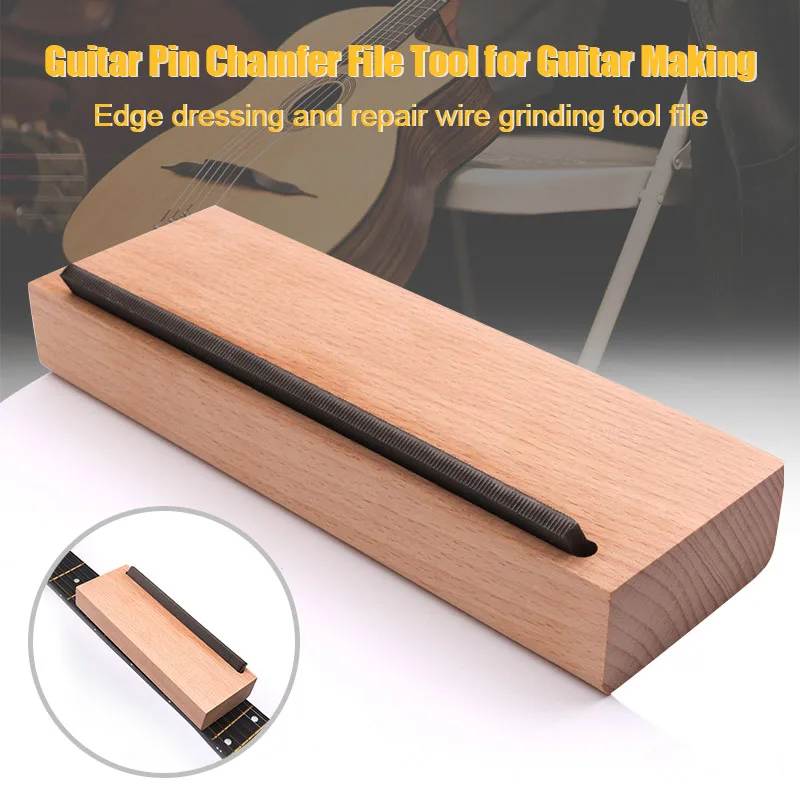 

2019 Hot Sale Maple Wood Block Guitar Tool 153mm Chamfering Fine Grind Cutting Edge Tools 19ing