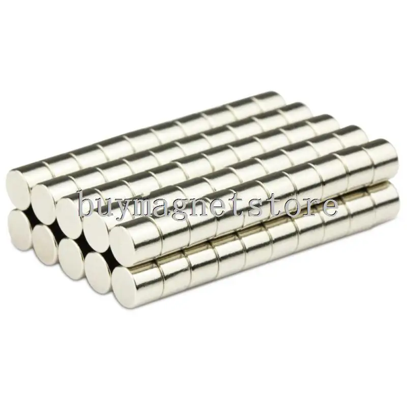 50 x Small Round Cylinder Magnets 5 mm 4 Disc Rare Earth Neodymium N52 Grade ndfeb neodimio imanes | Обустройство дома