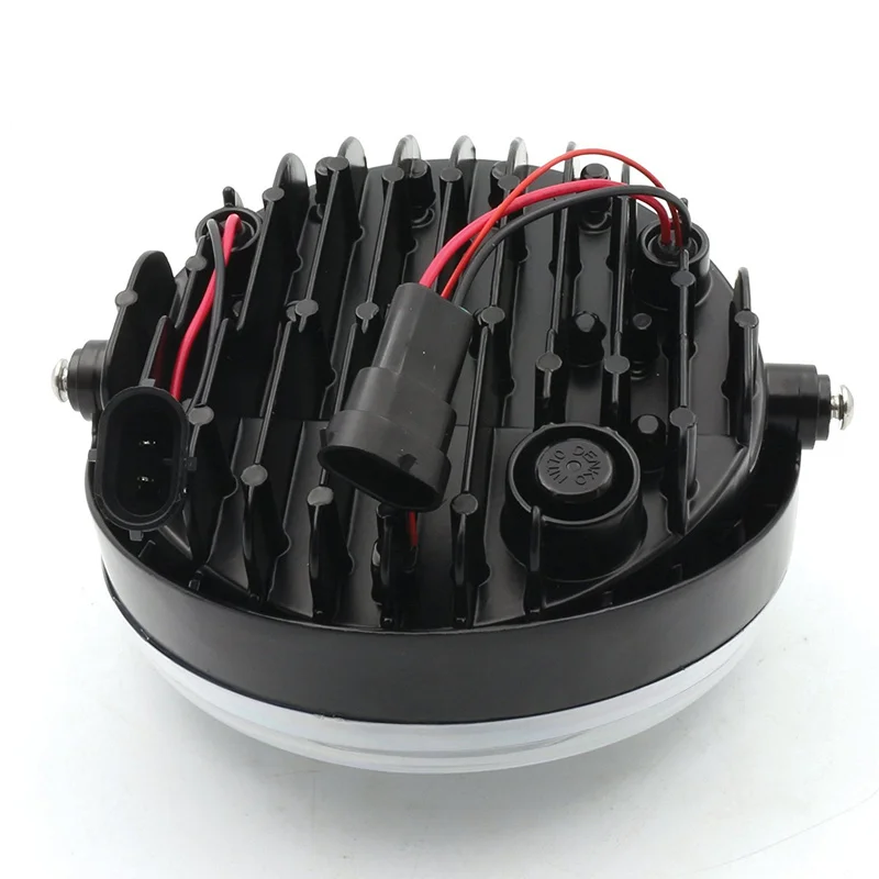 New Angel Eye LED Headlight For Harley Davidson VRSCA V-Rod VRod (Black)  d.jnpg