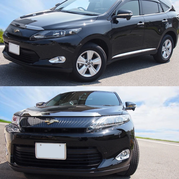 JY для TOYOTA HARRIER передняя противотуманная фара накладка ABS аксессуары для стайлинга автомобилей Наклейка