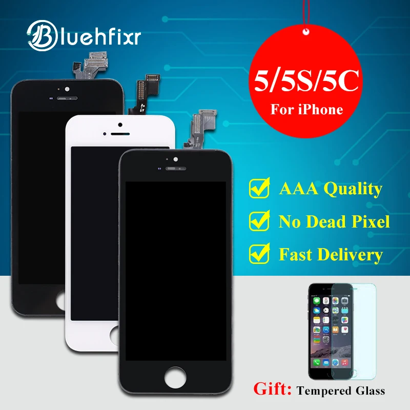 Prix pour 2 pcs/lot aaa qualité lcd pour iphone 5/5s/5c écran pour iphone 5 5s 5c écran lcd écran tactile digitizer assemblée noir/Blanc Prix pour 2 pcs/lot aaa qualité lcd pour iphone 5/5s/5c écran pour iphone 5 5s 5c écran lcd écran tactile digitizer assemblée noir/Blanc
