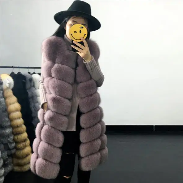 Clobee Plus Chaud De Gilet Z251 Vestes Manteau D'hiver Faux Taille 2019 La Femme Femmes Gilets Fourrure Artificielle HqTwgrCH7