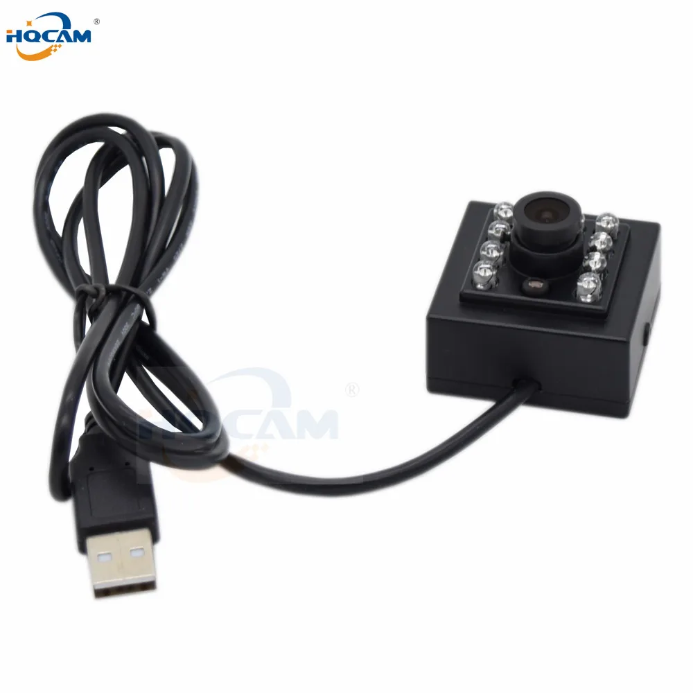  HQCAM 720P H264 Infrared night vision USB 1.0Mega Pixel Web Camera HD Mini USB Camera MIC Microphon
