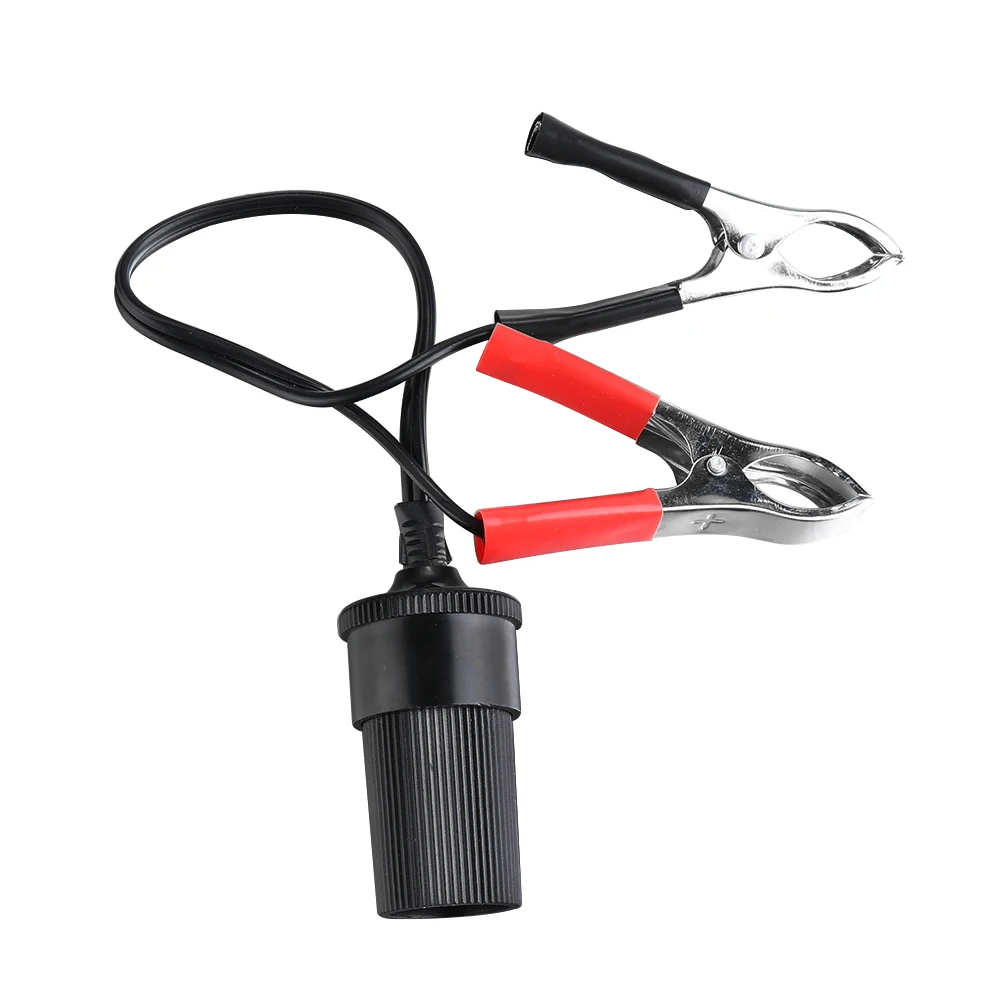 1 Pcs New DC 12V Car Battery Terminal Clip on Cigarette Lighter Socket