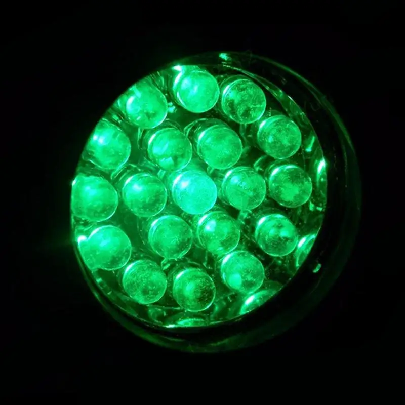 Adeeing 19 светодиодный светильник высокой интенсивности с зеленой головкой Гидропоника Садоводство парник налобный фонарь вспышка ночной
