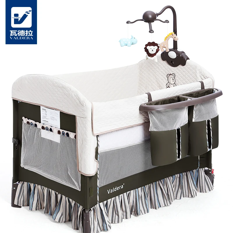 Valdera Portable Baby Bed, European Style Folding Multi-function Variable Shaker, Bb Game Bed цена Valdera Portable Baby Bed, European Style Folding Multi-function Variable Shaker, Bb Game Bed цены онлайн