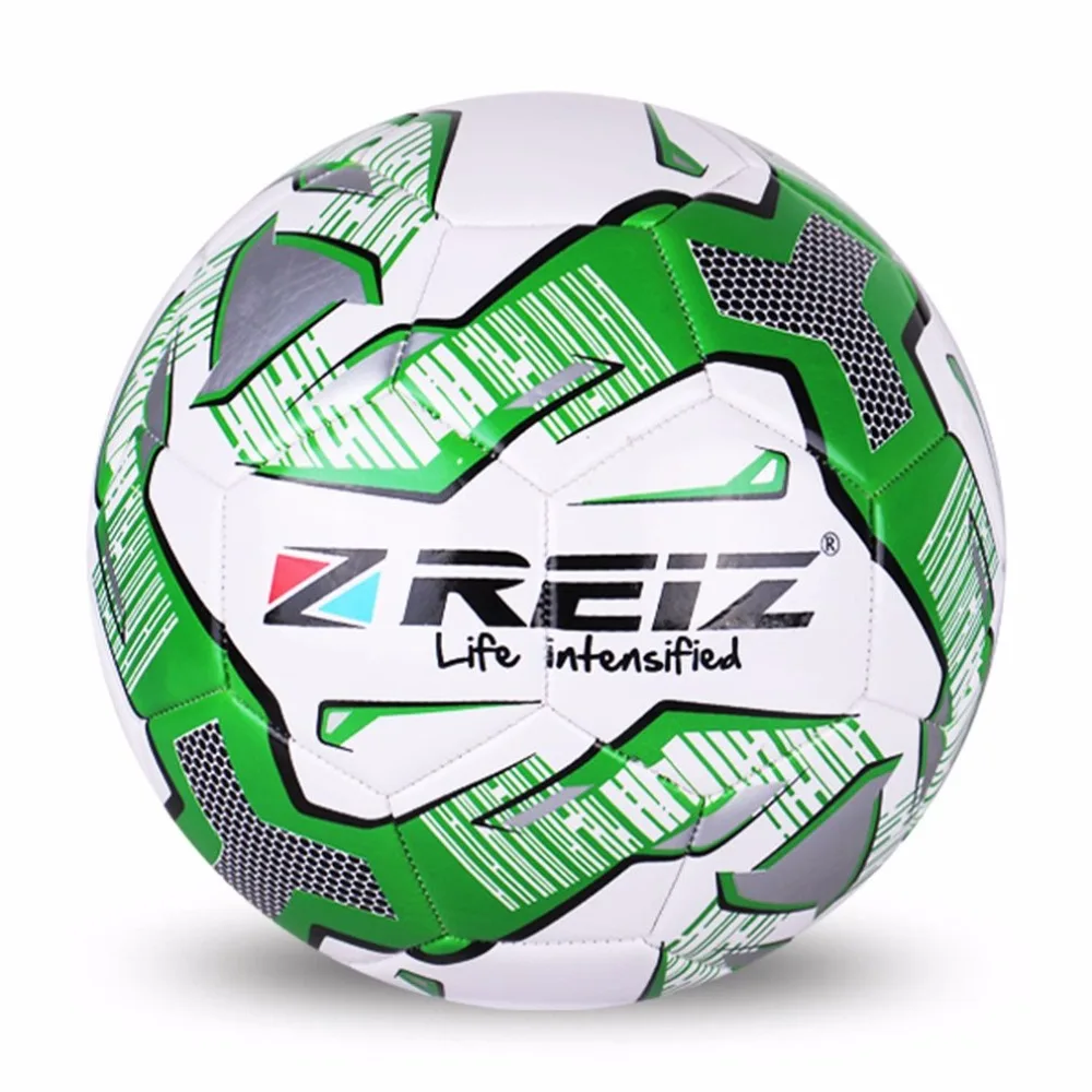 REIZ Стандартный PU футбол официальный размер 5 футбольный мяч декоративный узор открытый матч тренировочный мяч спортивное оборудование хит