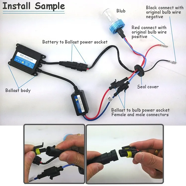 xenon hid kit connector