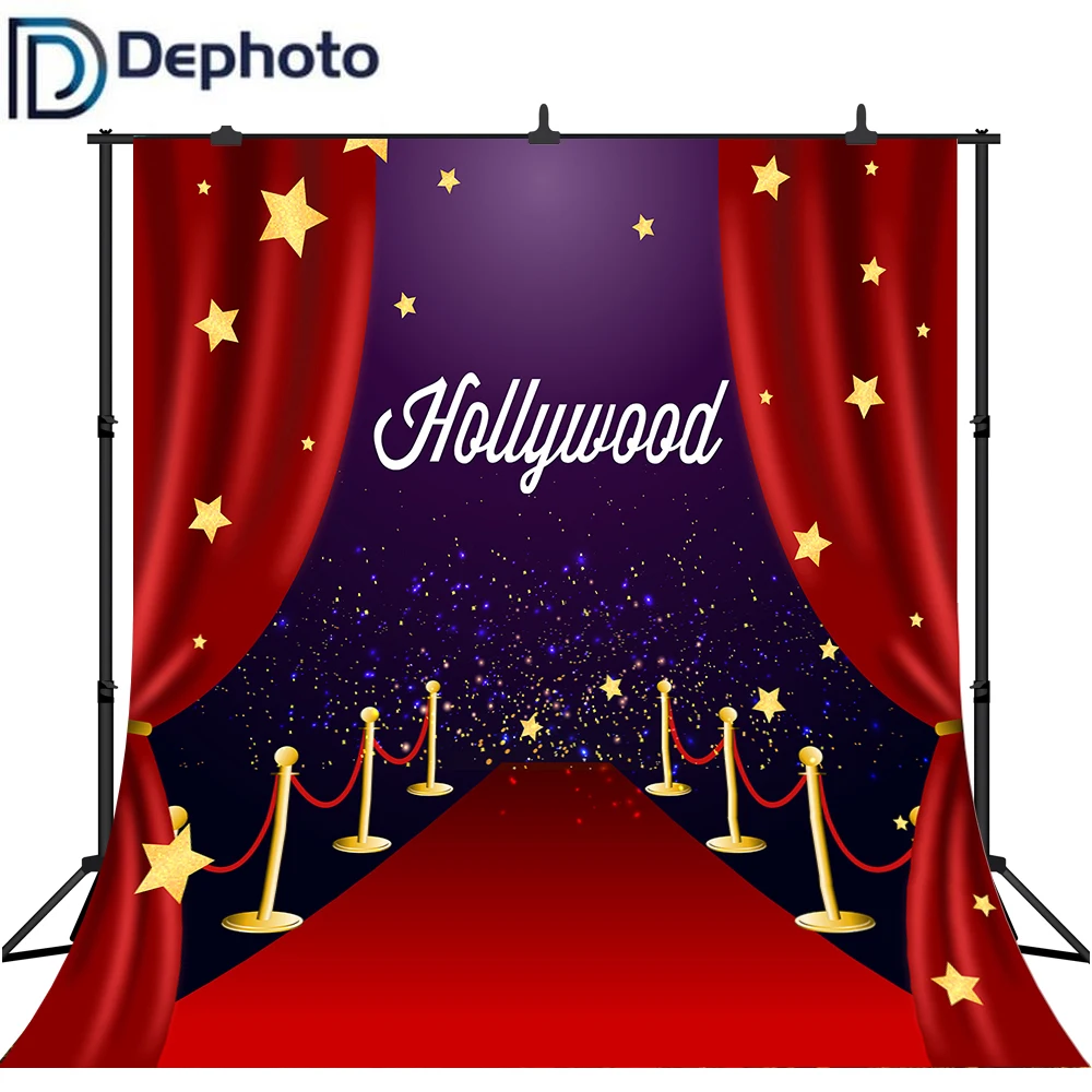 Dephoto Birthday Photo Backdrops Red Carpet For Vip Event Star