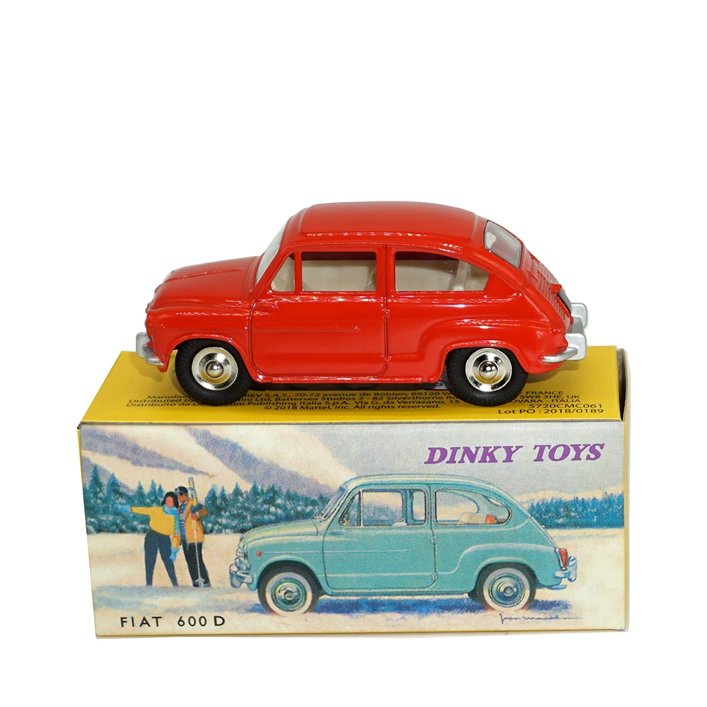 ATLAS EDITIONS NEW BOXED DINKY TOYS 520 FIAT 600 D CAR 