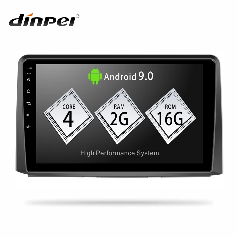 

Dinpei Android 9.0 Car Radio Multimedia Video Player Navigation GPS For Hyundai Elantra HD 2017 2018 2019 MP5 WIFI Stereo