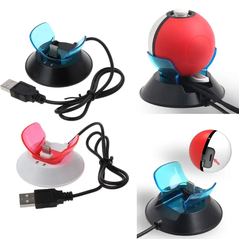 Poke Ball Plus зарядный стоящий стол Подставка для планшета держатель type-C кабель для зарядного устройства для nintendo Switch Poke Ball