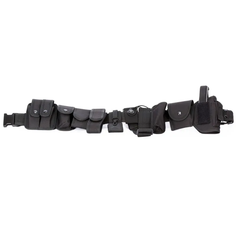 Outdoor Tactical Belt Multifunctional Security Belts Training Polices Guard Utility Heavy Duty Combat Belts 10pcssets (4)