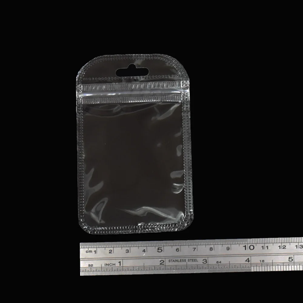 Фото 7*11 см прозрачная самопечать Ziplock Пластиковые Упаковочные пакеты розничная продажа 200 шт./лот Reclosable маленькая подарочная упаковка для хранения ювелирных изделий полиэтиленовые пакеты №4