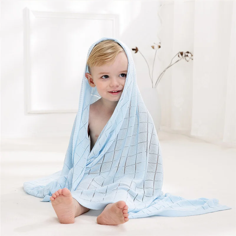 

SUNVENO Baby Blankets Newborn Bamboo Fiber Baby Blanket Muslin Swaddle Multifunction Toddler Baby Bedding 100x120cm High Quality