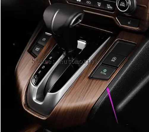 Роскошный Деревянный хром для Honda CRV автомобиля Внутренняя Шестерня декоративная рамка приборной панели Крышка отделка автомобильный стиль авто аксессуары