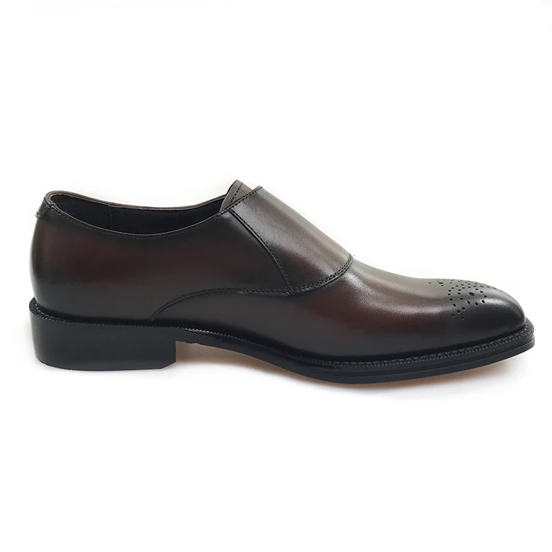 Гриментин ручной работы Натуральная мужская кожаная обувь коричневый итальянский винтажный деловой мужской модельные туфли для мужчин