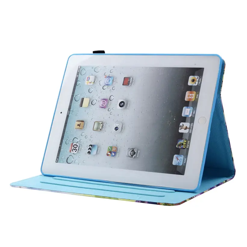 Чехол с мультяшным котом для Apple iPad 2 3 4 чехол планшета силикон искусственная кожа