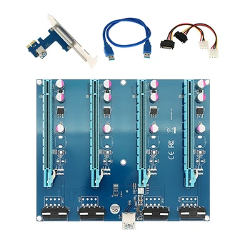 

PCI-E PCI express 1X to 16X graphics card to extend connecting Cable USB 3.0 USB3.0 special Adapter card