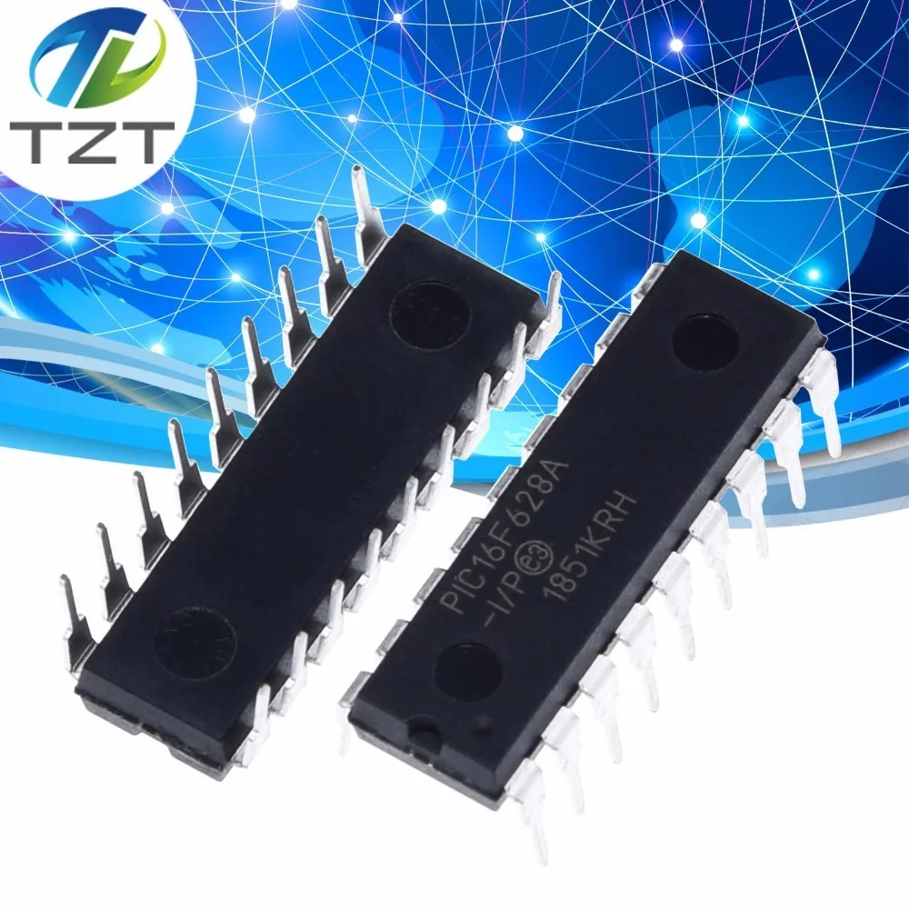1 шт. PIC16F628A-I/P DIP-18 PIC16F628A PIC16F628 16F628 на основе флэш-памяти 8-бит CMOS микроконтроллеры |