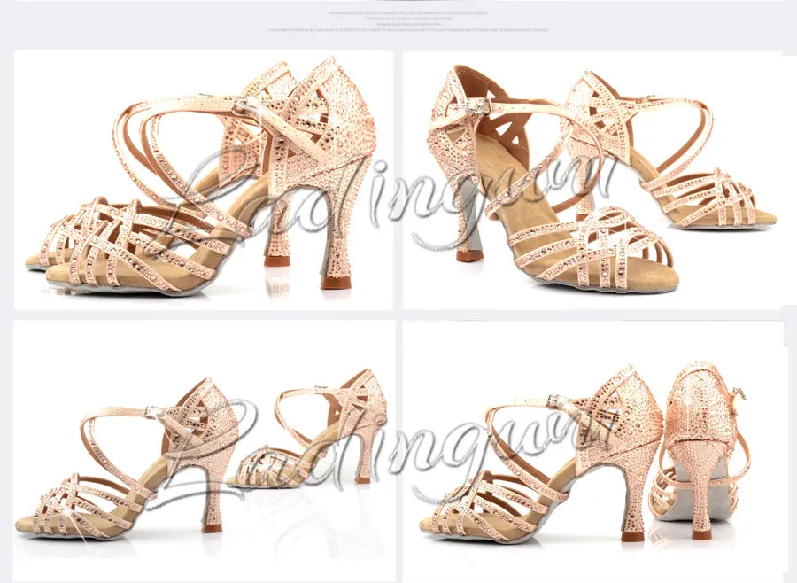 Ladingwu/Обувь для латинских танцев; Обувь для бальных танцев для девочек; обувь для танцев на квадратном каблуке для женщин; женская обувь для сальсы; мягкая удобная обувь на высоком каблуке