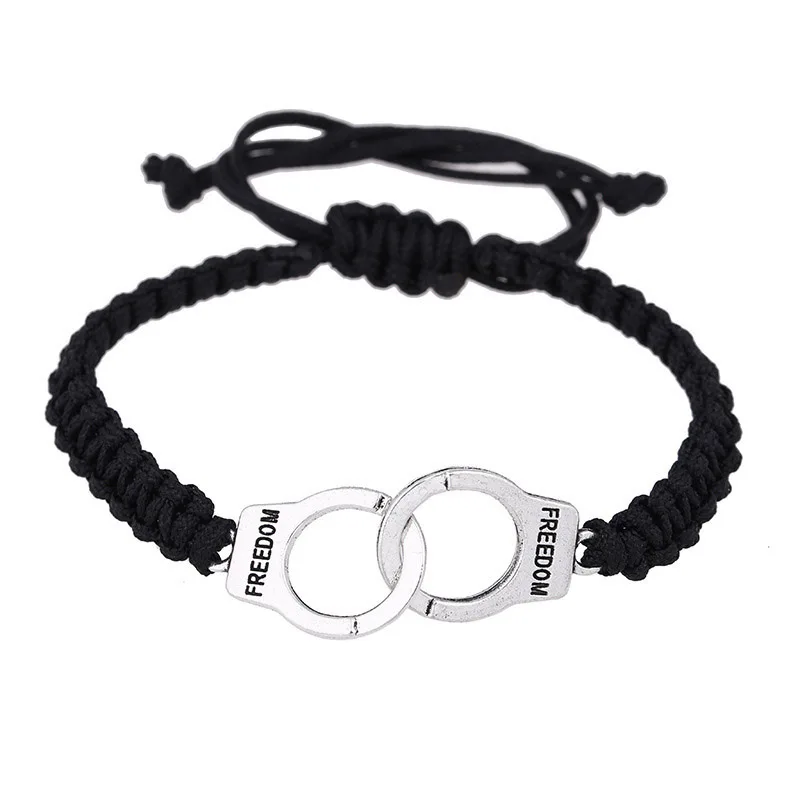 Adjustable Vintage Handmade Bracelet Men Jewelry Handcuffs Charm Bracelet for Women Accessories Friendship Girl Couple Bracelets