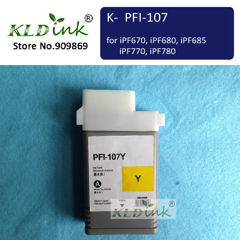 

PFI-107Y - Yellow Dye Ink Tank for imagePROGRAF iPF670 Printer