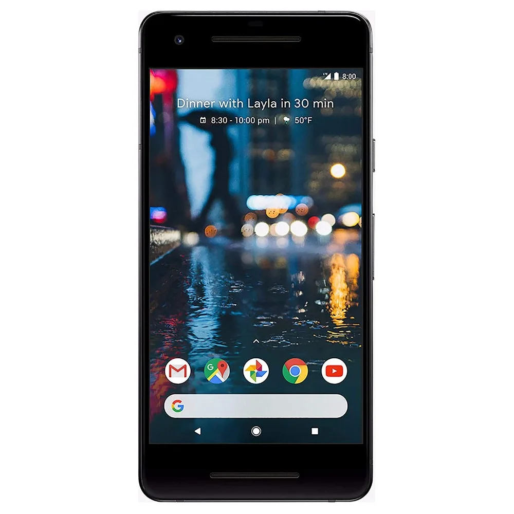 Абсолютно мобильный телефон Google Pixel 2, версия США, 4 Гб ОЗУ, 128 ГБ, 5,0 дюйма, восьмиядерный смартфон Snapdragon 835, отпечаток пальца, Android, 4G