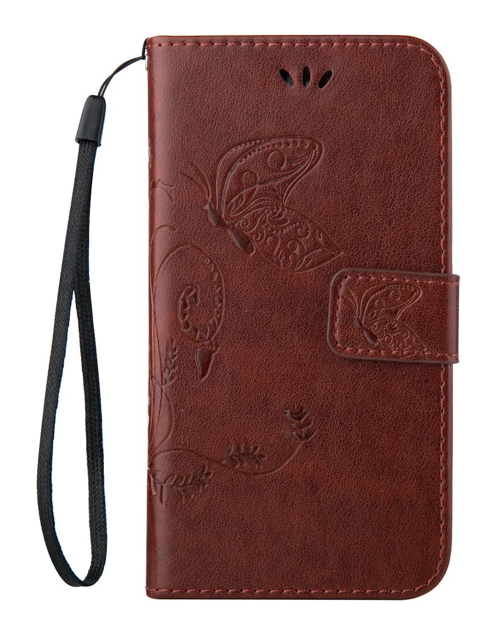 Уникальный и чехол-кошелек для Meizu 15 Lite 16 C9, высокое качество, кожаный защитный чехол-книжка для мобильного телефона - Цвет: Dark Brown