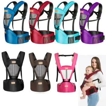 

Newborn Infant Baby Carrier Breathable Ergonomic Adjustable Wrap Sling Backpack