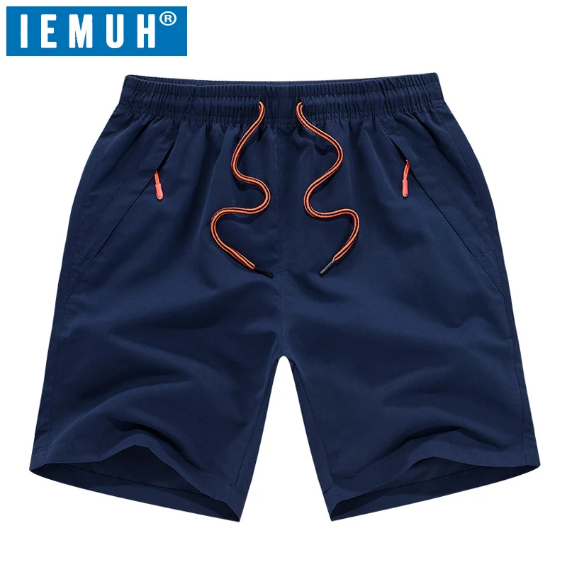 Iemuh бренд 2018 Новый быстросохнущая Лето Для мужчин S Beach Пляжные шорты для будущих мам Для Мужчин's siwmwear Сёрфинг Плавание Шорты для женщин