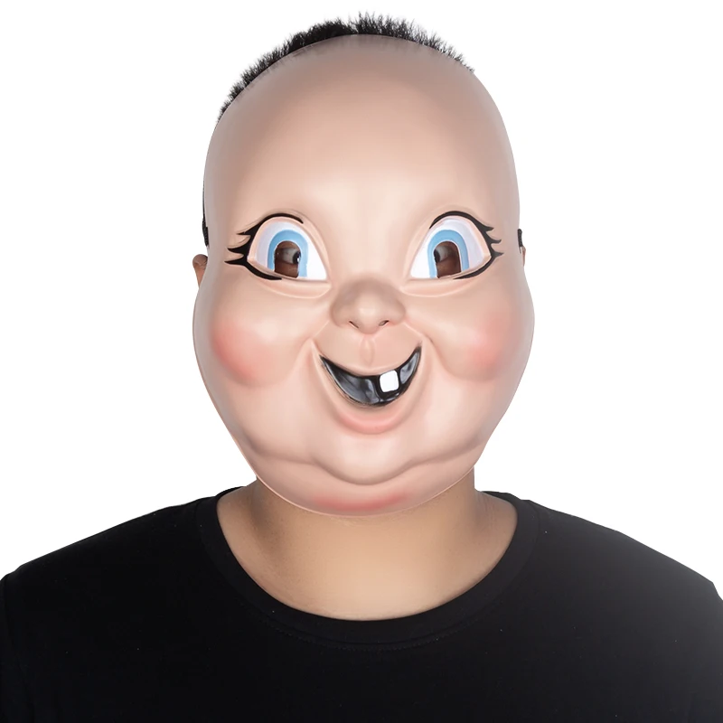 Хэллоуин Карнавал косплей счастливый день смерти убийца пластик полное лицо ПВХ маска с универсальным размером